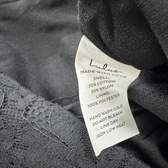 NWT Lulus Molinetto Black Lace Ruffled Sleeveless Jumpsuit - Picture 8 of 9